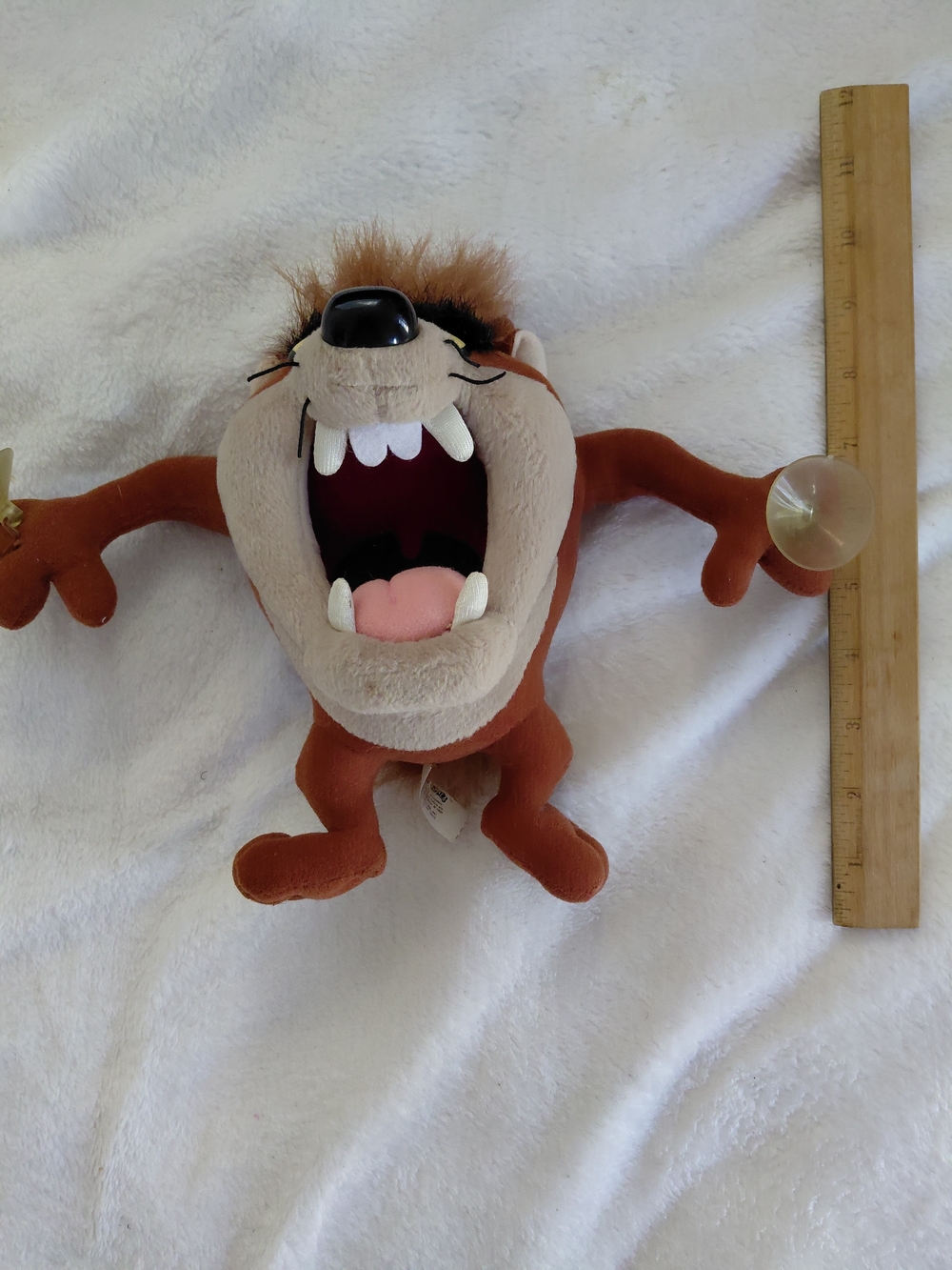Warner Bros. Brown and Beige Tasmanian Devil Plush Toy